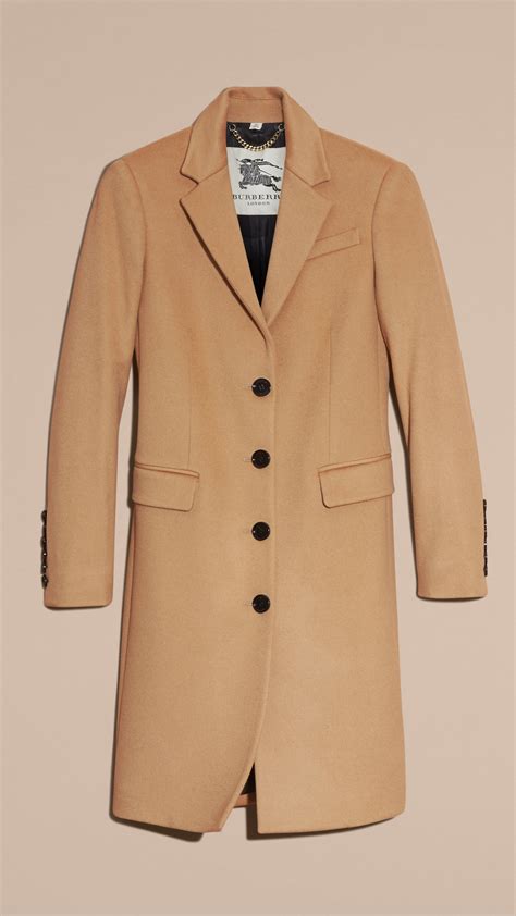 burberry wool cashmere tailored coat